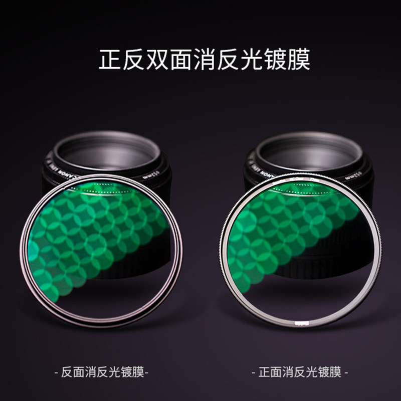 Haida海大NanoPro MC镀膜UV43/49/55mm适用佳能R7 10 50  r50 RF-S 18-45 55-210 18-150微单滤镜相机保护镜 - 图2