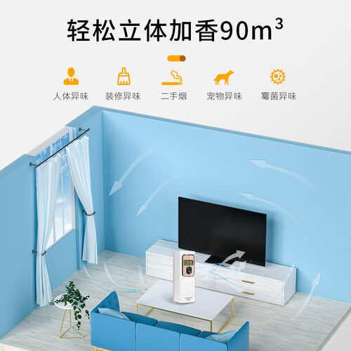 蒂菲森自动喷香机卫生间香水厕所专用酒店香薰机商用香氛机室内 - 图0