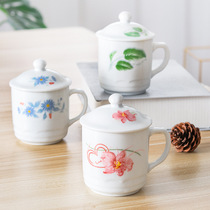 China Wind Home Living Room Milk Breakfast Water Cup Brief About Little Qing New Cup Office Ceramic Water Cup Coffee Cup