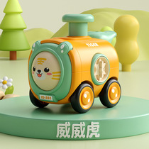 Child Cartoon Inertia Car Puzzle Toy Cute Engineering Team Baby Back Force Car Boy 0 1 Year 2 Trolley