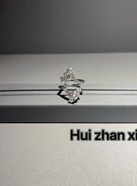 Hui zhanxi 培育帕拉伊巴 粉钻2ct主石两戴款设计款戒指