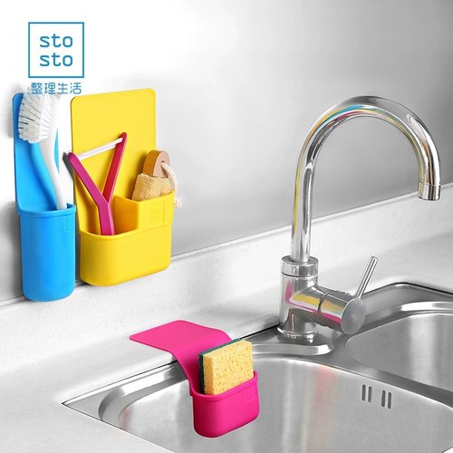 Система хранения на липучке, подвесной органайзер, зеркало, силиконовые канцтовары, кухонная утварь