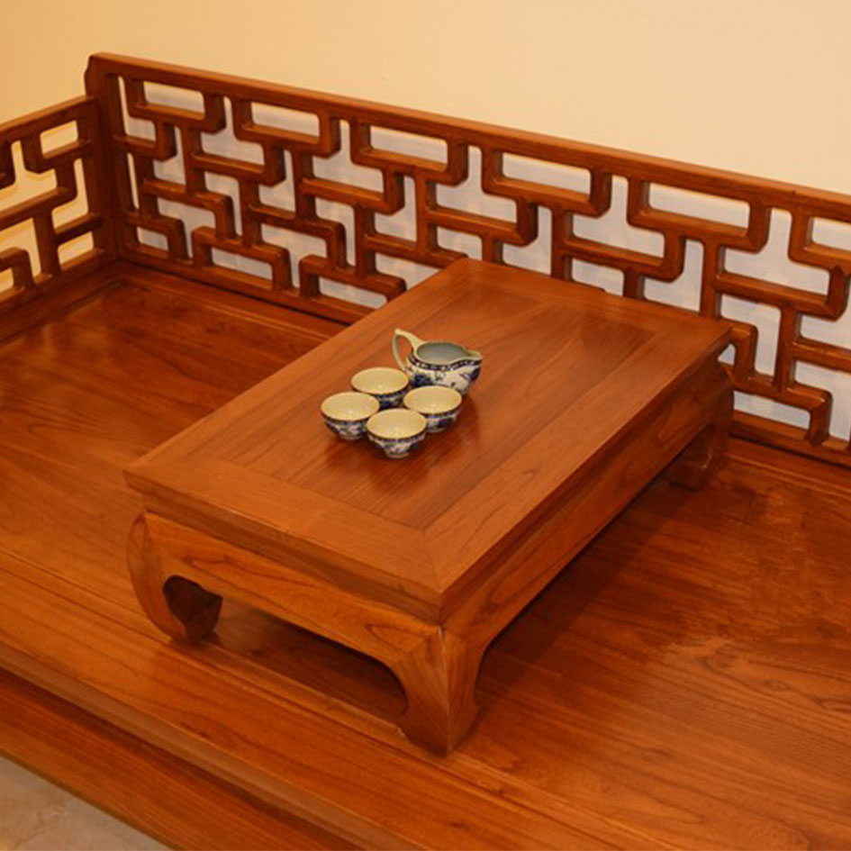 新中式实木刺猬紫檀家具花梨木床榻明清古典罗汉塌工万字罗汉床 - 图1