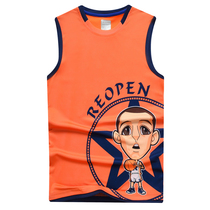 Sun Stone Outdoor Boy Speed Dry Vest Summer CUHK Boy Blue Ball Suit Breathable Motion Sleeveless Feature Blouse