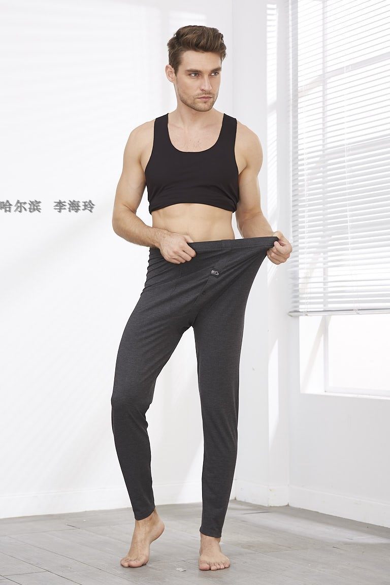 三嘉新款男大码秋裤加肥加大棉色拉姆发热单条高腰衬裤线裤90110,淘宝优惠券,粉丝福利购,淘宝优惠卷