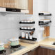 Kitchen rack without drilling condiment storage rack
