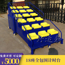 Electrostatic Spray Plastic Track Field Land mobile End I Timing Desk 18 End Referee Bench stands at the end of the bench Referee Finish