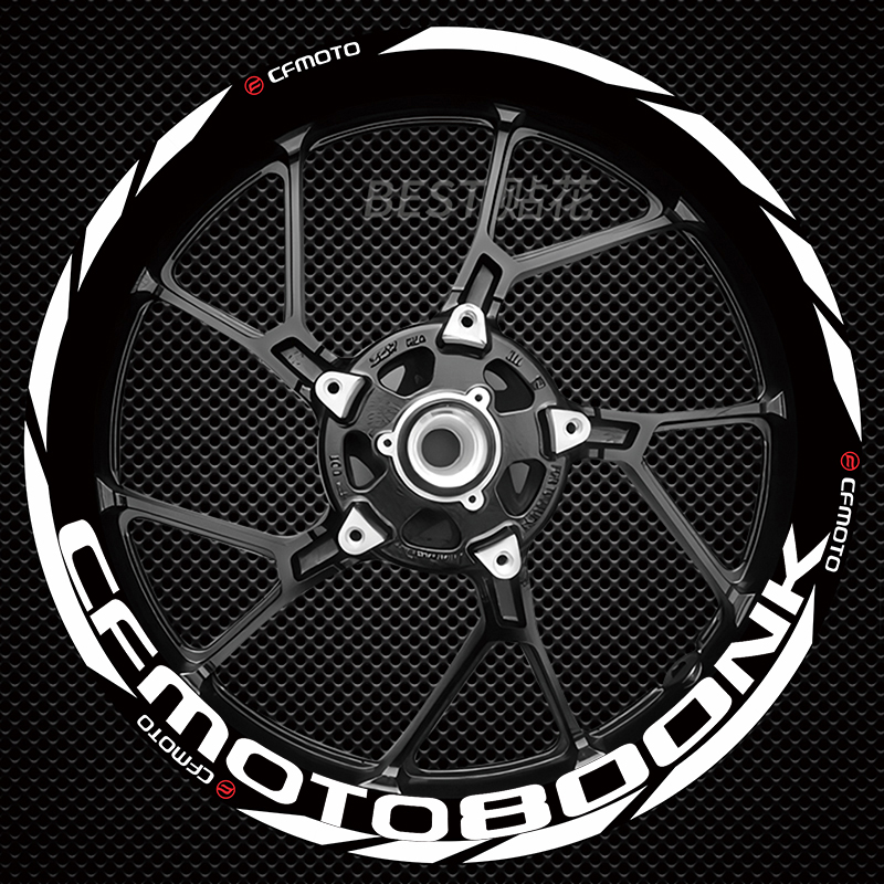 适用春风800NK 450NK 400NK 650NK250NK反光防水改装轮毂贴纸贴花 - 图2