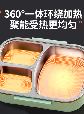 12v24v车家两用恒温速热加热饭盒