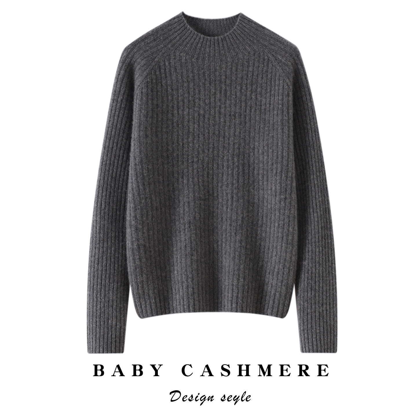 秋冬无缝100%纯山羊绒衫女半高领宽松加厚百搭显瘦针织打底衫毛衣,淘宝优惠券,粉丝福利购,淘宝优惠卷