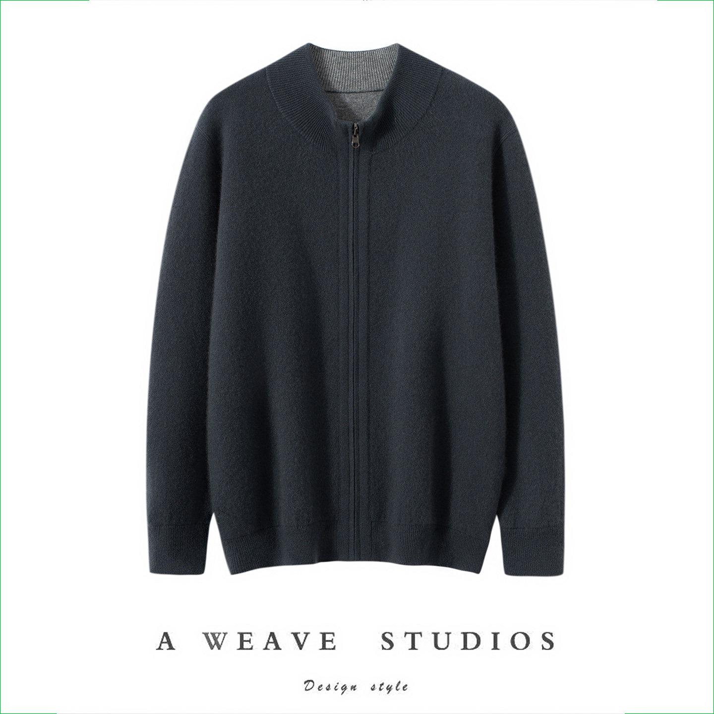 秋冬新款100%纯山羊绒男双面可穿加厚半高领毛衣外套休闲针织开衫,淘宝优惠券,粉丝福利购,淘宝优惠卷