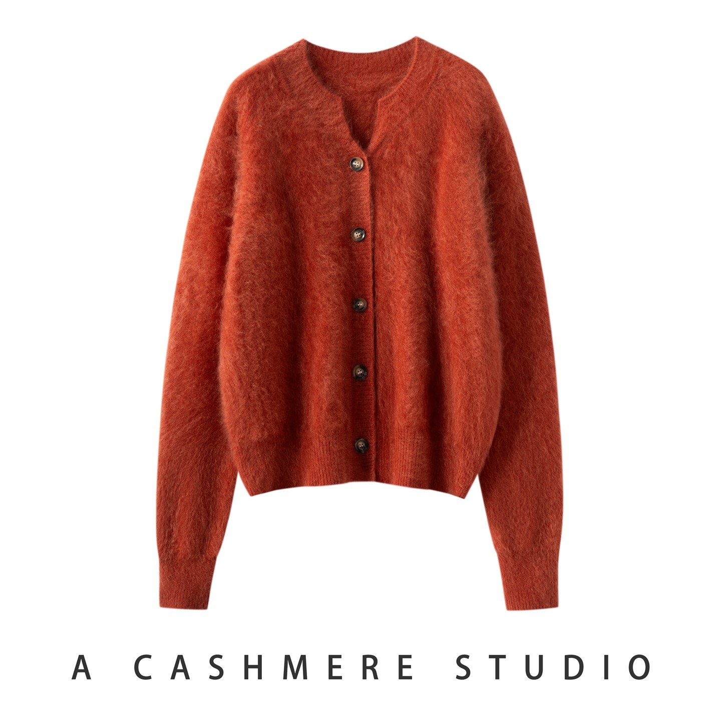 2025秋冬新款女剪刀领拉绒100%山羊绒衫加厚针织时尚开衫宽松外套,淘宝优惠券,粉丝福利购,淘宝优惠卷