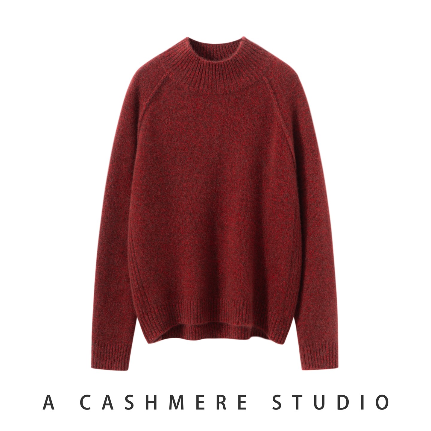 秋冬新款100%山羊绒衫女半高领加厚保暖毛衣花纱插肩袖针织打底衫,淘宝优惠券,粉丝福利购,淘宝优惠卷