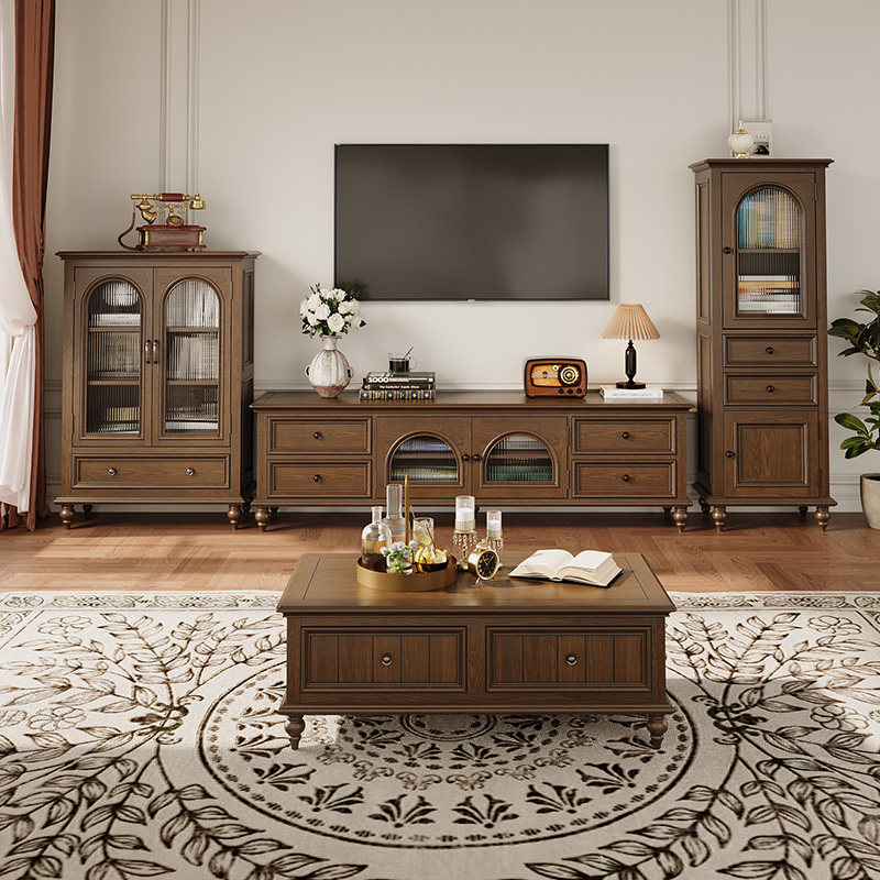 新款美式拱门客厅家具小户型电视柜 dedietrich电视柜