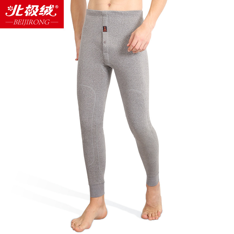 北极绒男士加绒冬季紧身加厚棉裤 bejirog北极绒伍笛保暖裤
