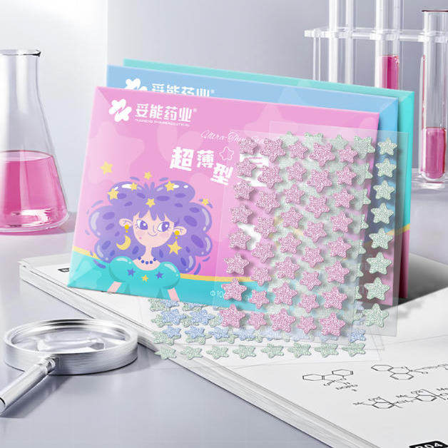 妥能  创口贴40贴超薄星型创口贴适用于面部痘痘贴正品TA,淘宝优惠券,粉丝福利购,淘宝优惠卷