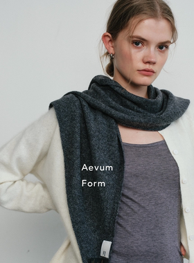 AevumForm纯羊毛大三角披肩围巾