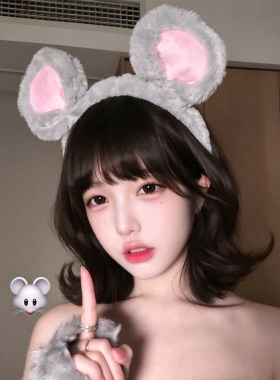 可爱小老鼠发箍万圣节穿搭cos派对角色扮演装扮头箍女2026年新款