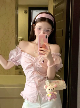心动至上~迅猛龙同款宽边粉色发箍女款2025年新款显脸小压发发卡
