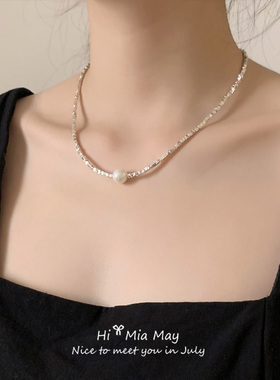 碎银几两纯银施家珍珠项链