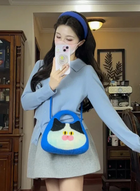 克莱因蓝发箍女日常外戴2026新款