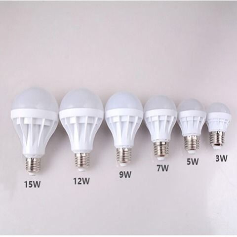 led灯泡E27螺口3W暖白黄5W节能灯E14超高亮家用b22卡口7W球泡单灯 - 图3