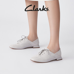 Clarks其乐轻舞系列女鞋鞋子女2024春季款复古牛津鞋四季鞋单鞋女