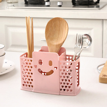 Home Free Stiletto Chopsticks Basket Chopsticks Cylinder Kitchen Plastic Creative Drain Cutlery Holder chopsticks Box Chopstick Cage