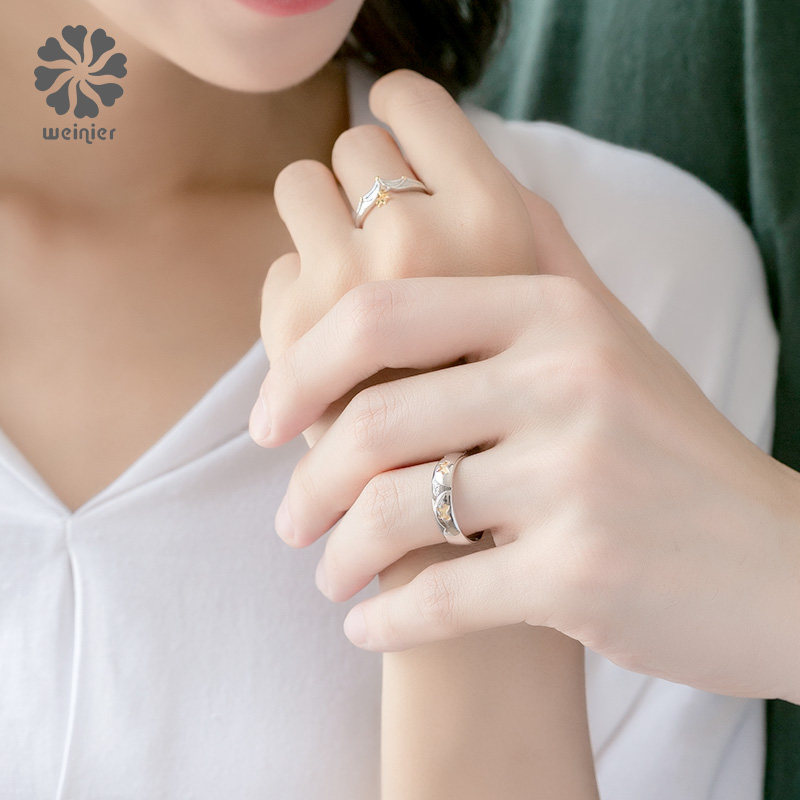 唯妮儿原创旋转木马ins潮情侣戒指 唯妮儿戒指/指环