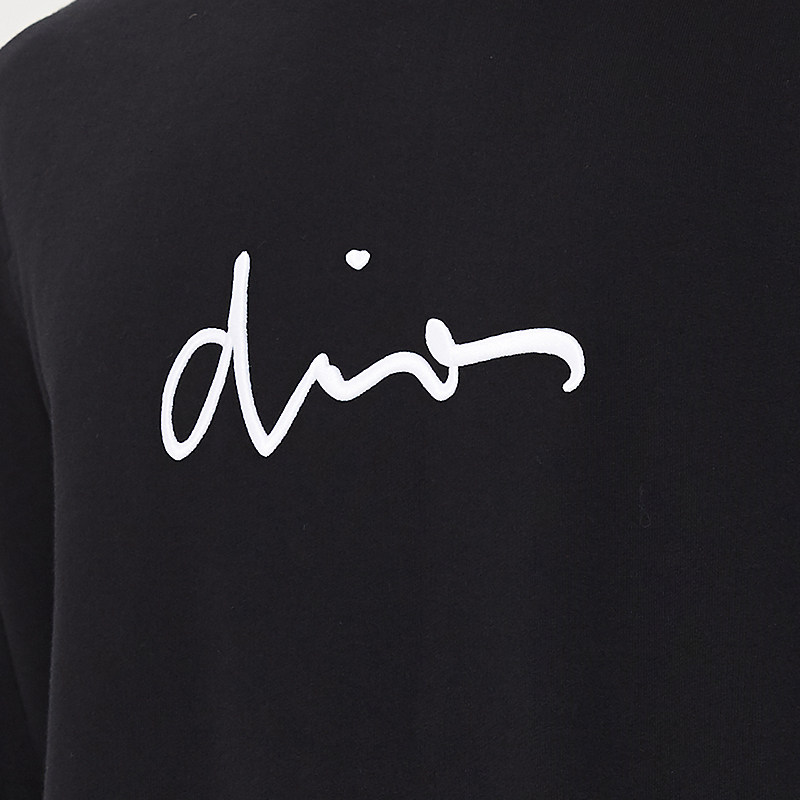 正品dior /迪奥男装黑色logo卫衣 怀远海外T恤