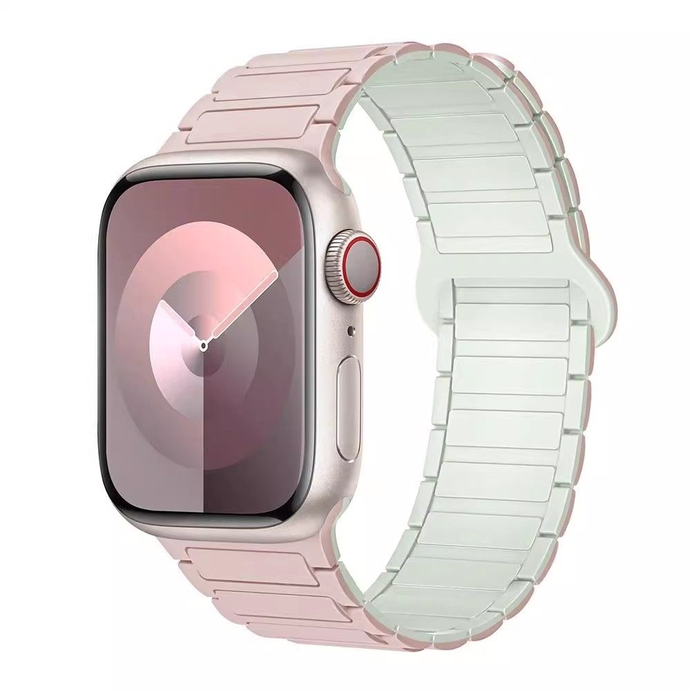 适用苹果手表iwatch10表带S11/S9手表带ultra2四季运动applewatch8/7男女款替换S7智能S6磁吸6配件se高级腕带