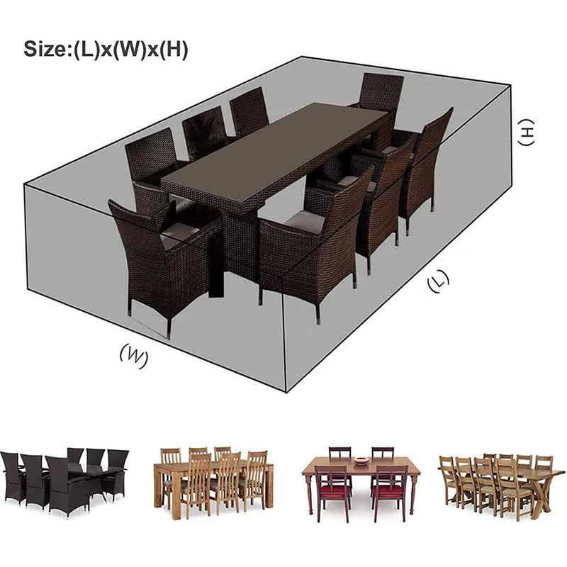 户外桌椅防尘罩桌子防晒罩防雨罩室外桌罩家具防水罩盖布沙发罩子 - 图1