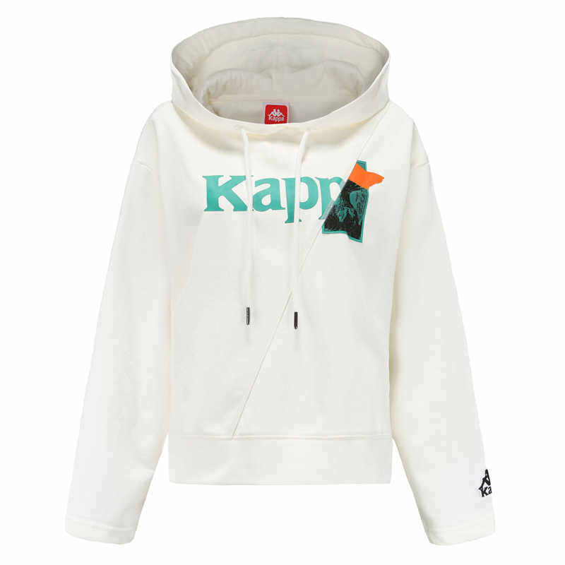 店铺推荐卡帕Kappa女式套头帽衫休闲连帽卫衣针织上衣-K0B22MT85,淘宝优惠券,粉丝福利购,淘宝优惠卷