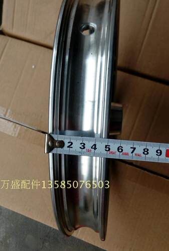 电动车前碟刹改装铝合金轮毂真空胎钢圈16寸碟16*2.5/3.0轴承6200 - 图3