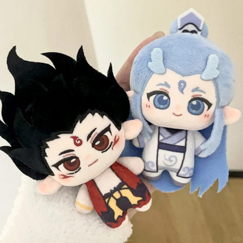 哪吒棉花娃娃玩偶10cm正版敖丙毛绒玩偶魔童闹海公仔挂件定制周边 - 图3