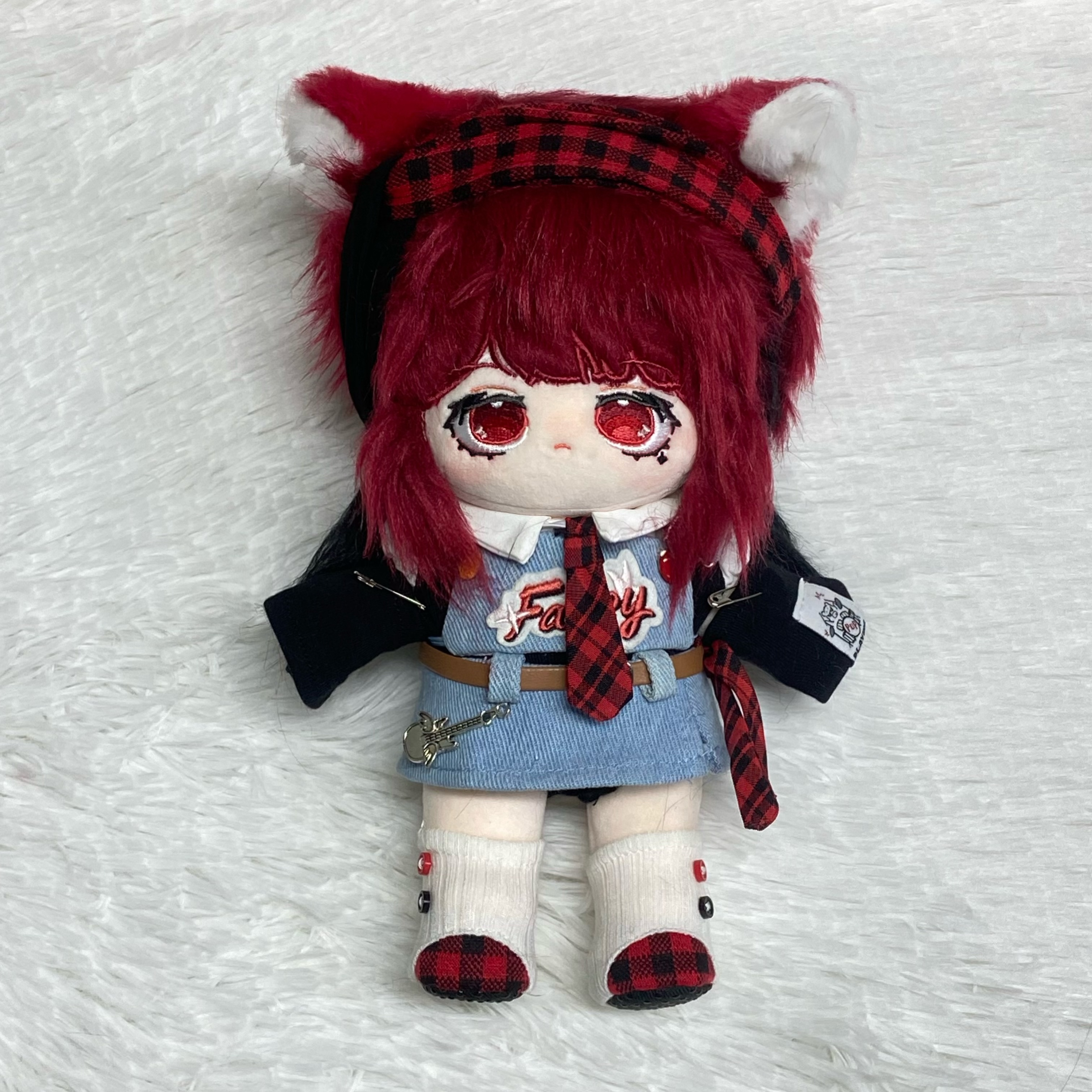 正版棉花娃娃20cm正品原创无骨裸娃毛绒公仔玩偶可换装可爱无属性-图2