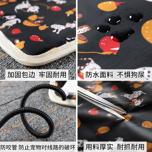 宠物电热毯小狗狗专用窝猫咪防水防抓取暖器加热垫猫用小型恒温 - 图0