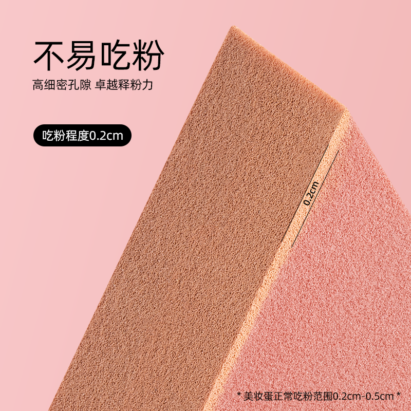 oeiez欧亿姿旗舰店美妆蛋不吃粉化妆棉海绵球粉底液专用细腻彩妆超软三角粉扑蛋蛋1