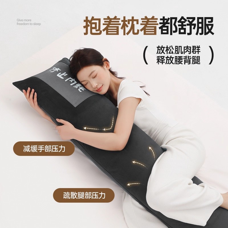 抱枕女生睡觉专用长条枕床上侧睡夹腿圆柱形客厅沙发靠枕可拆洗 - 图1