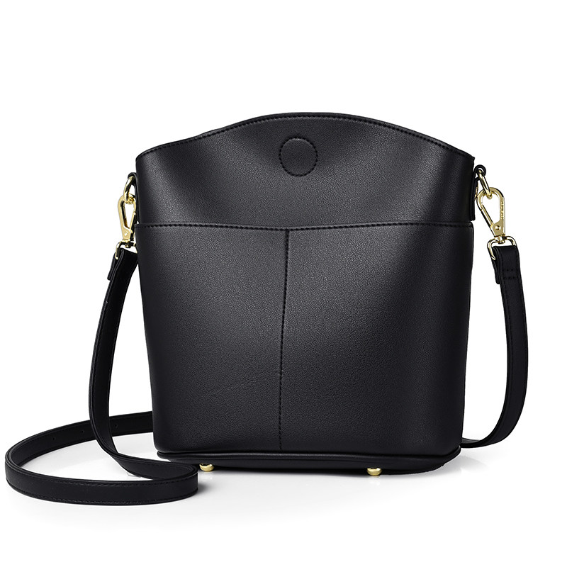 2020新款软皮大容量宽带女士水桶包 凡思曼女士包袋