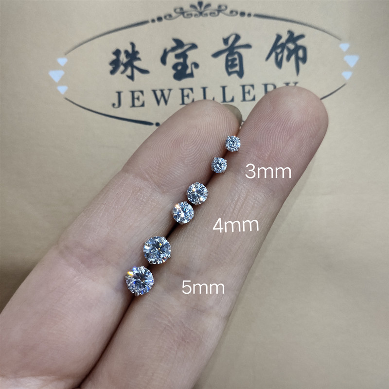 925纯银耳钉女防过敏养耳洞学生简约隐形耳棒小巧精致耳骨钉耳饰 - 图1