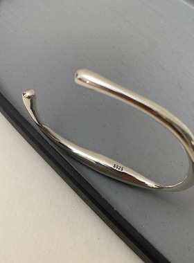 重工不规则几何ins小众冷淡手镯