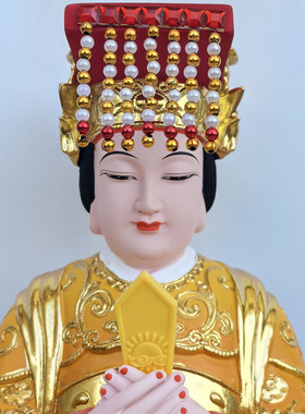 妈祖神像 妈祖娘娘 湄洲岛同款供奉 天后娘娘像天上圣母神像树脂