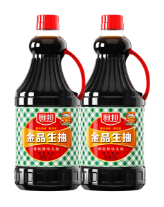 厨邦酱油金品生抽1.25L×2瓶