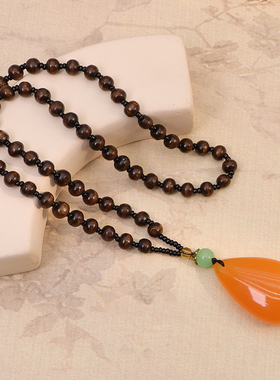 2025新款蜜蜡琥珀项链男女款