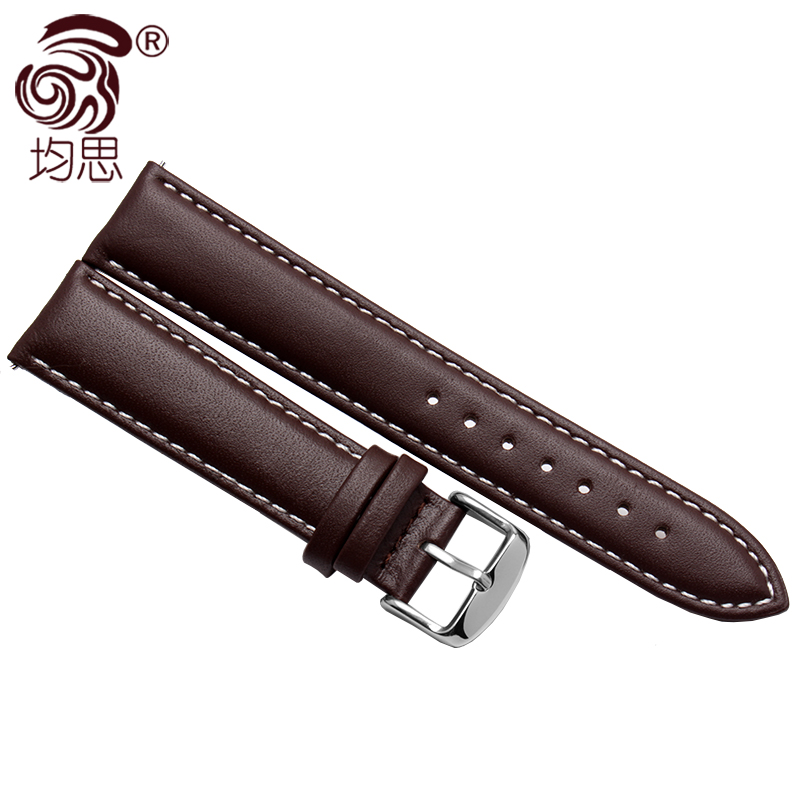 均思 适配华为watch2智能真皮手表带 柔软头层小牛皮配件 20MM 华为watch3/3pro新款智能手表表带腕带