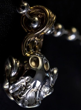 stz银925珠帘通用吊坠