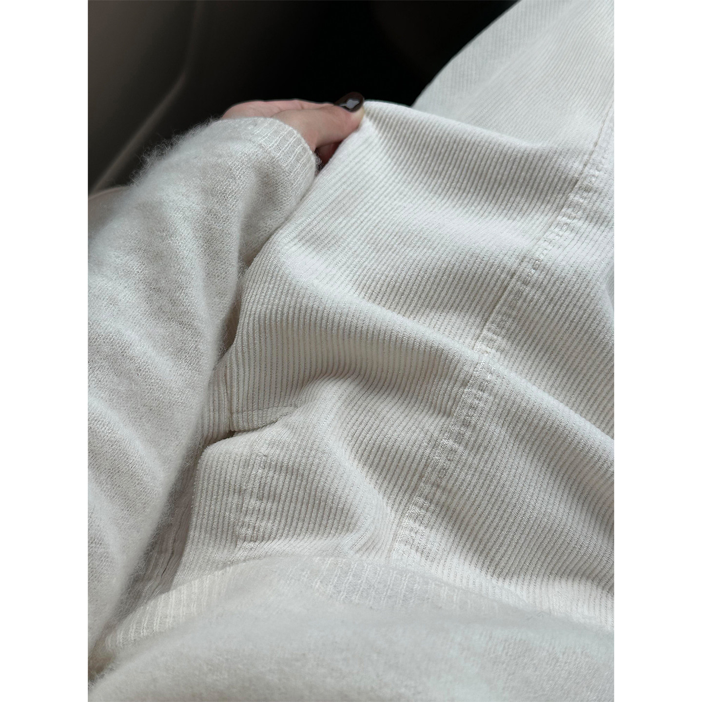 加绒加厚灯芯绒裤子女冬季新款胖妹妹mm高腰宽松显瘦阔腿九分裤子,淘宝优惠券,粉丝福利购,淘宝优惠卷