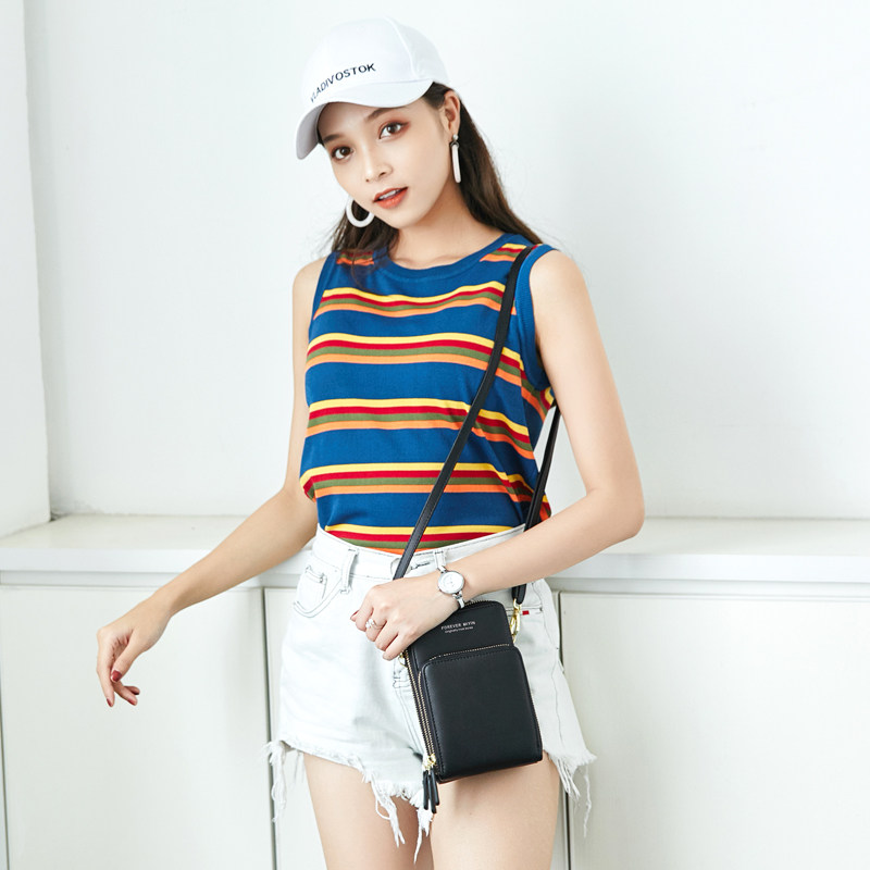 米印手机包女新款2021竖款斜挎包包 米印箱包女士包袋