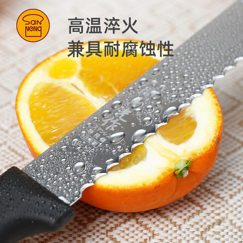 三能HO-10P日本关东光作锯齿刀雪花酥烘焙面包刀吐司切片刀不掉渣 - 图3